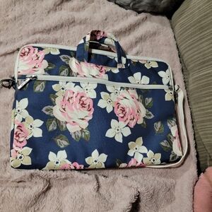 Floral computer bag